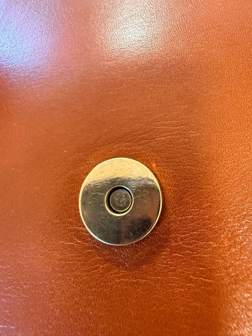 Celine Calfskin Leather Flap Bag with Gold Celine Logo Charm - Picture 13 of 15